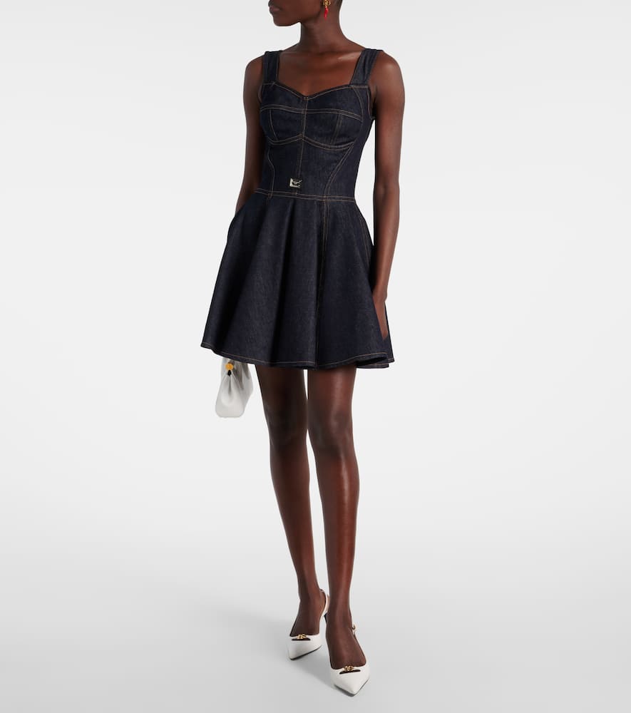 Denim bustier dress