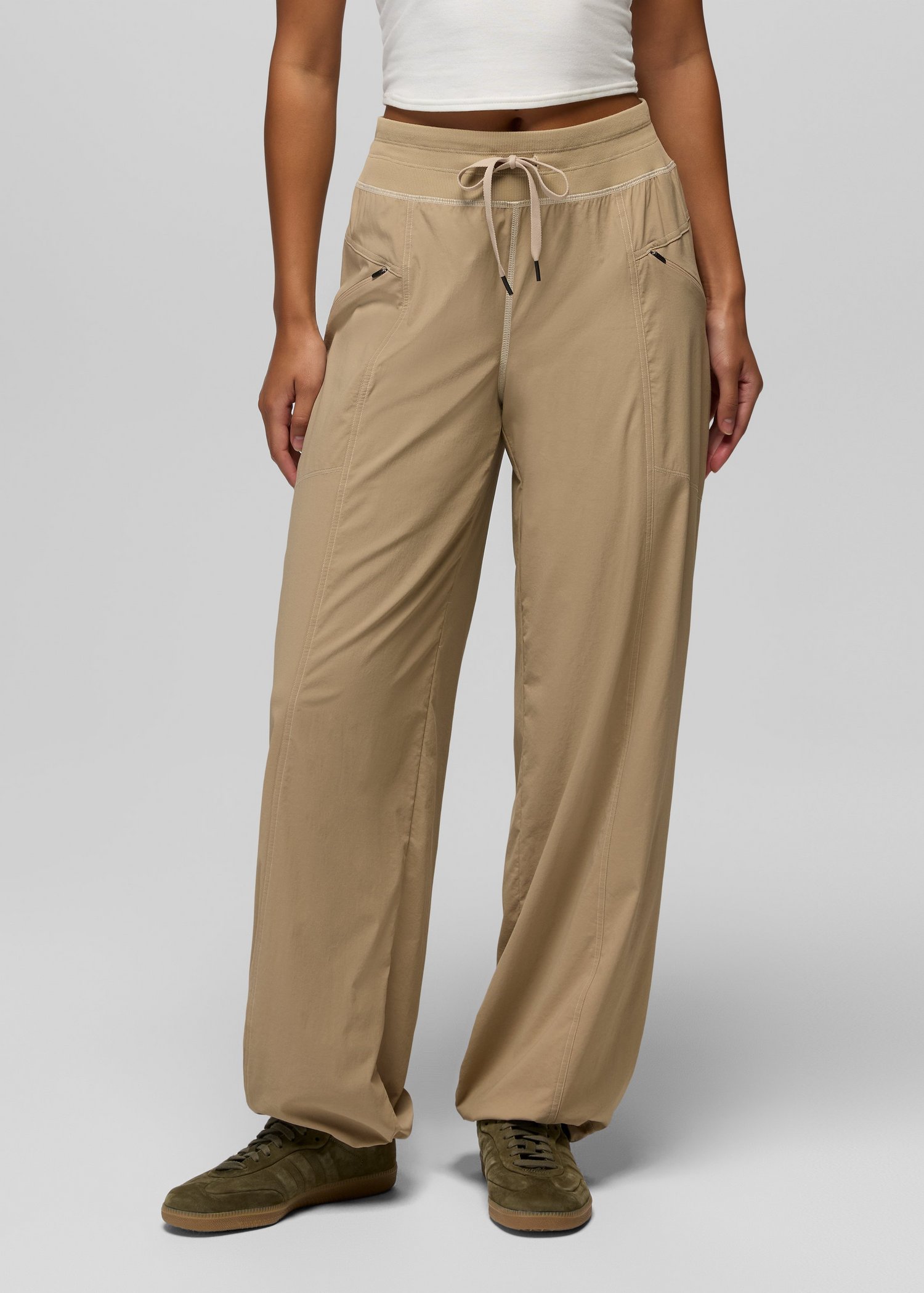 Women's prAna Koen Mid Rise Wide Leg Pant - Newberry