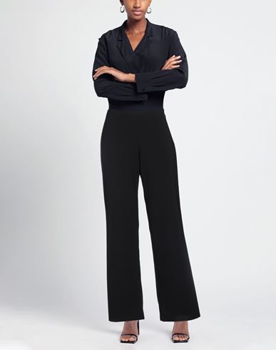 Woman Pants Black Size 10 Polyester, Elastane