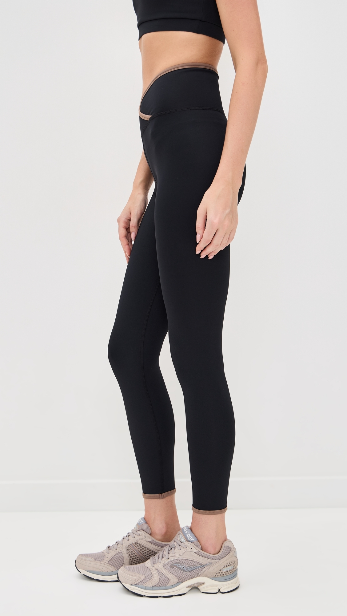 The Rae Ankle Leggings Black/Malt
