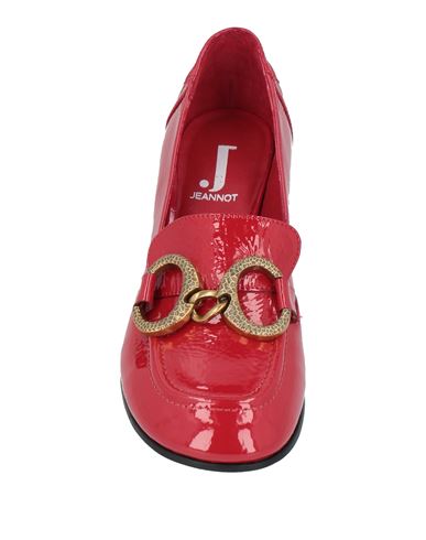 Woman Loafers Red Size 7 Leather