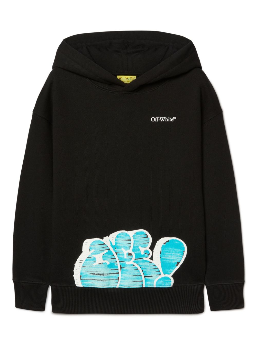 Graffiti Type hoodie - Black