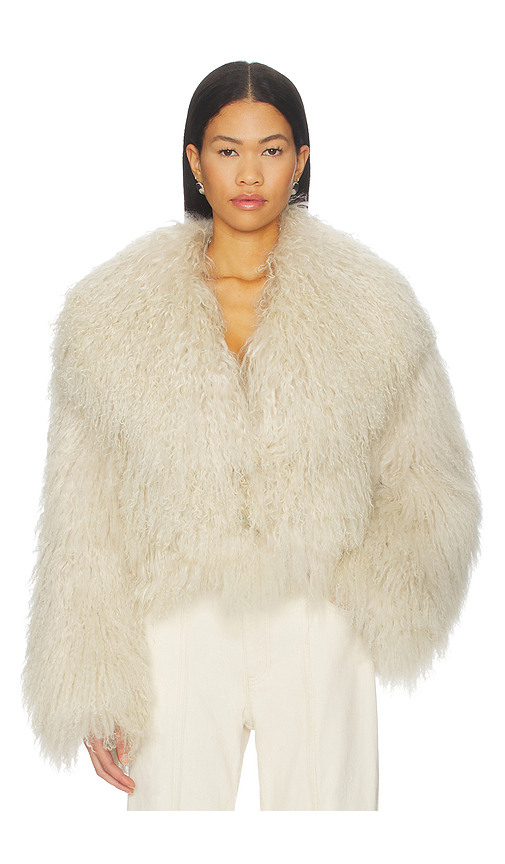 OW Collection x REVOLVE Thea Jacket in Chocolate Brown. L also in S
