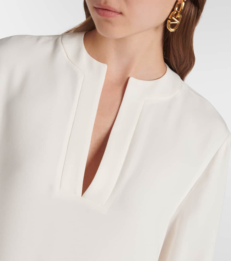 VGold silk top