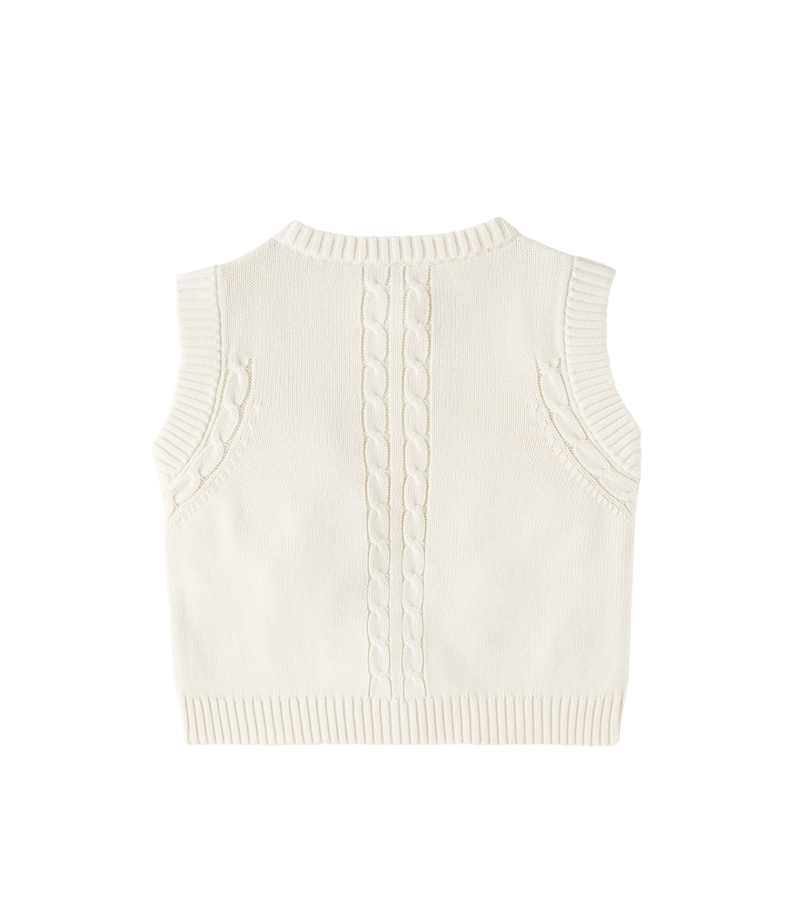 Erini embroidered cotton vest