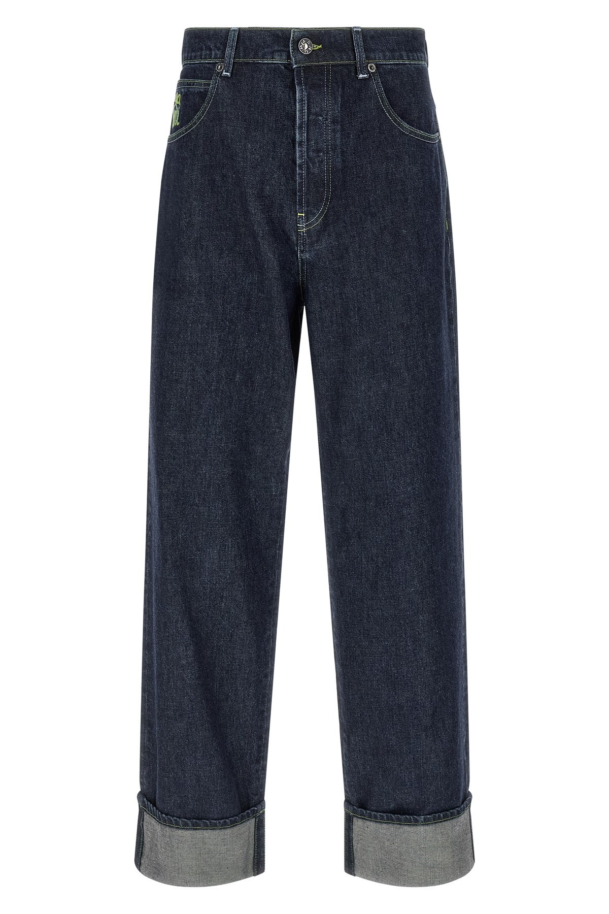 Logo Embroidery Jeans
