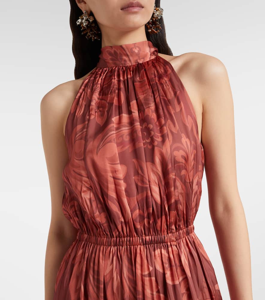 Printed maxi dress