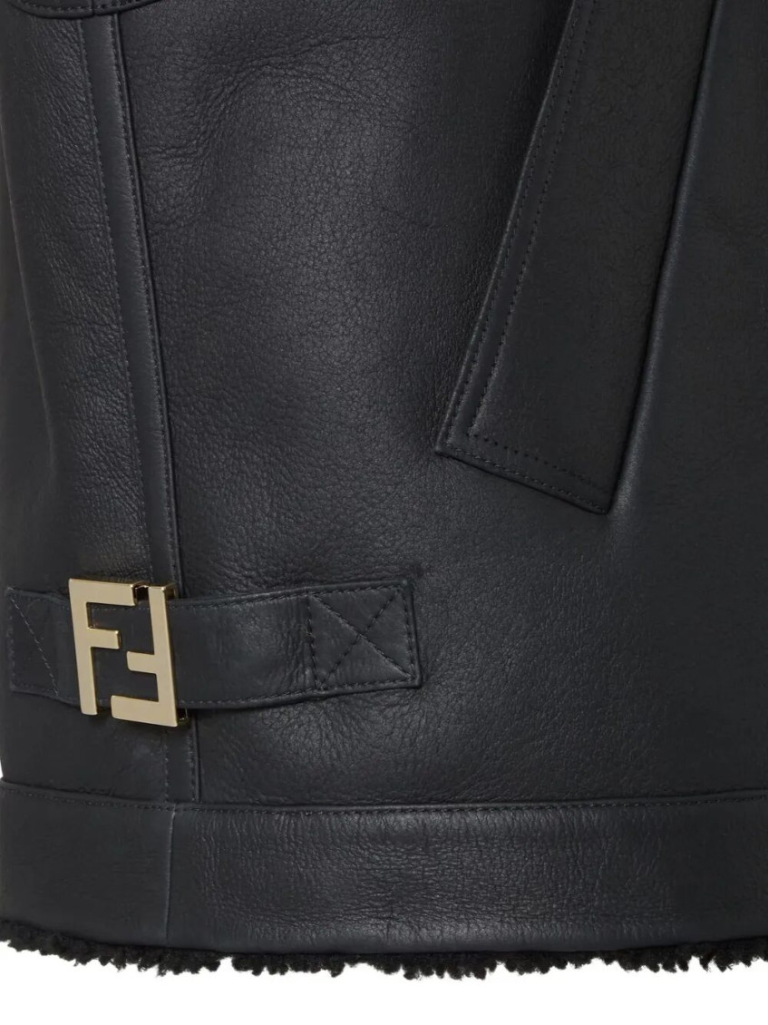 Nappa Shearling Gilet