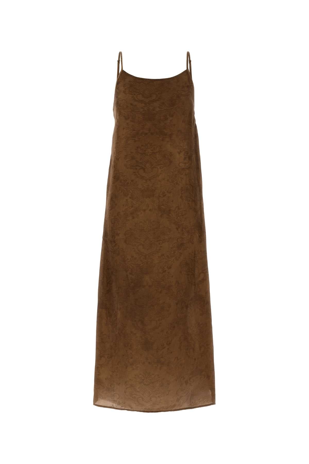 Anaya Dress — Brown