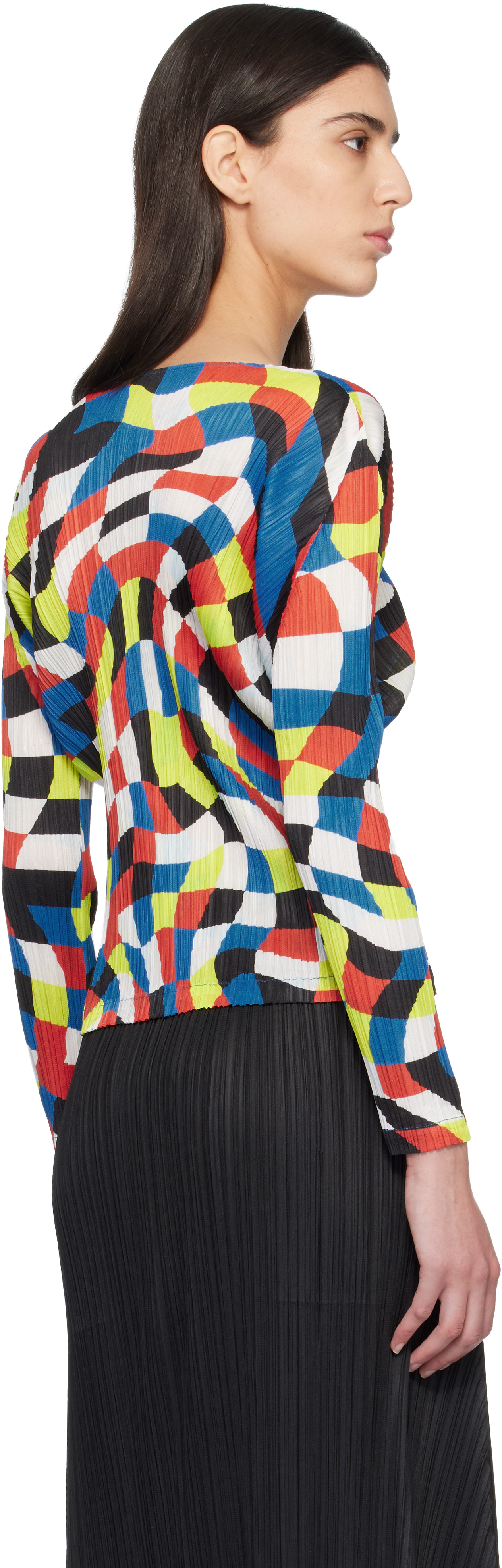 Multicolor Dancing Square Top