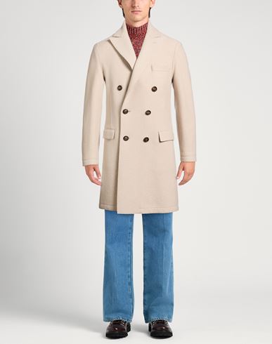 Man Coat Beige Size 40 Wool
