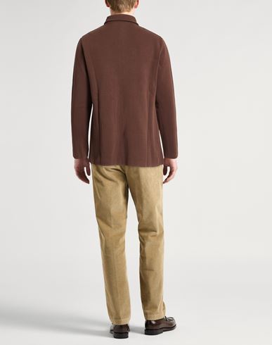 Man Shirt Brown Size M Cotton