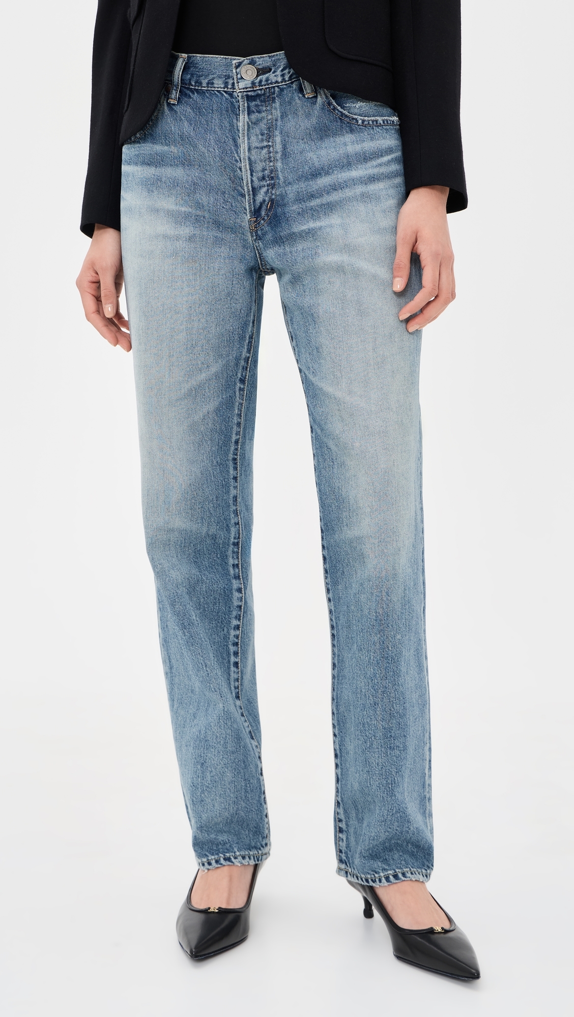 Leyden Straight Leg Jeans Light Blue