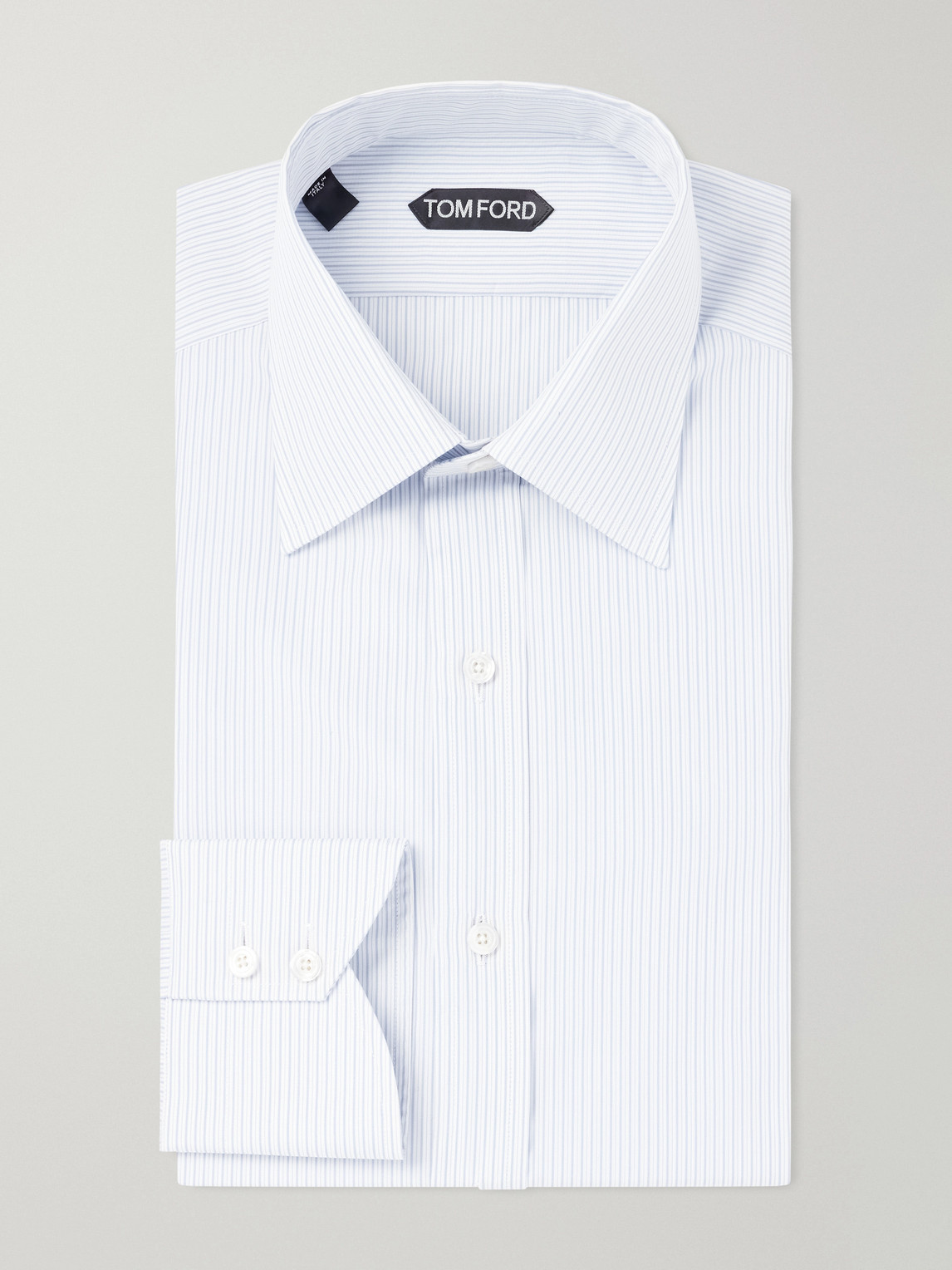 Striped Cotton-Poplin Shirt