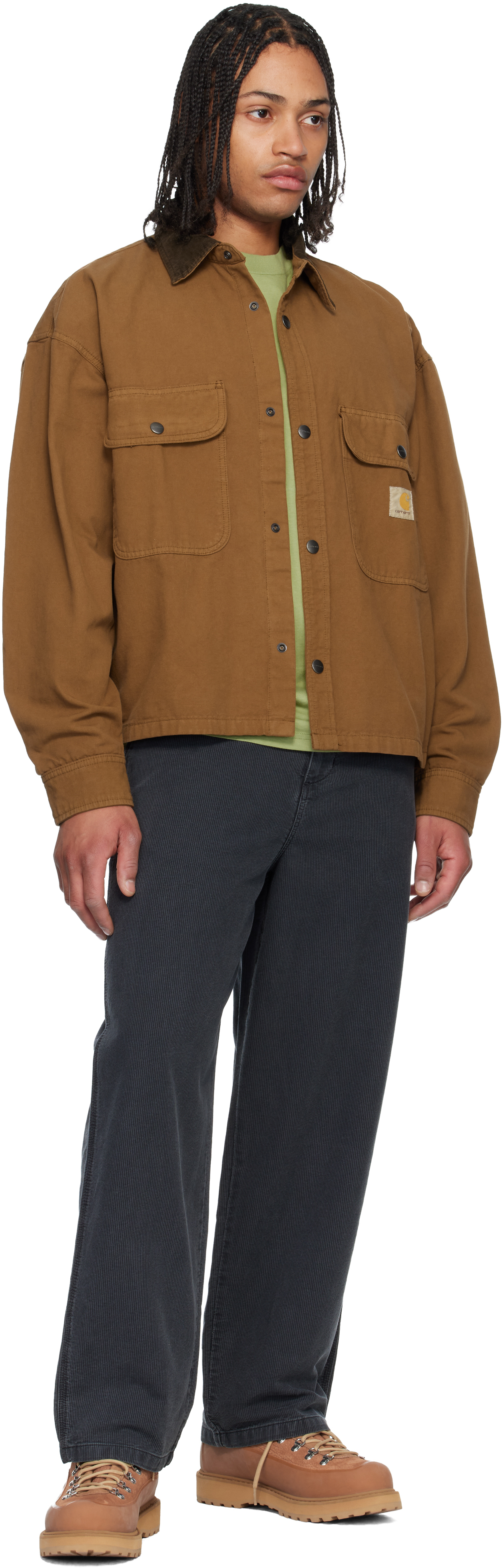 Black Parrish Corduroy Trousers