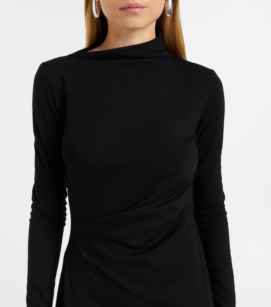 Edile wool and cotton-blend midi dress