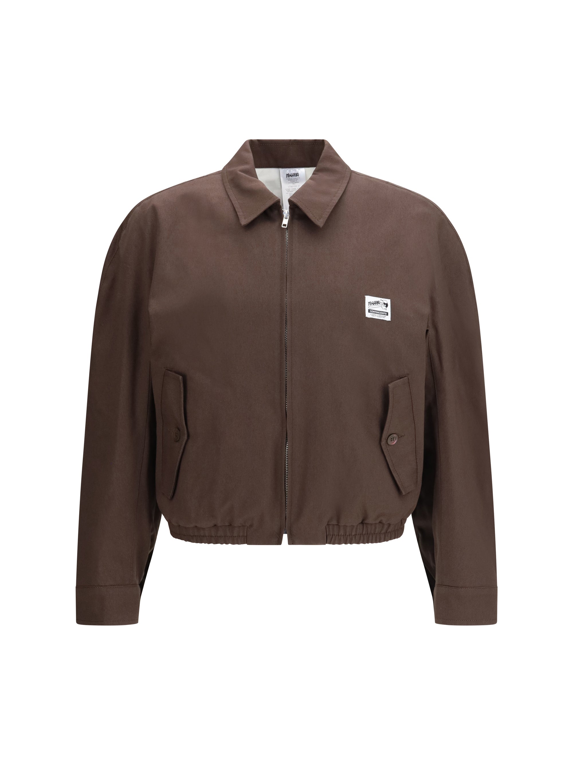 Work Cotton Gabardine Jacket — Brown