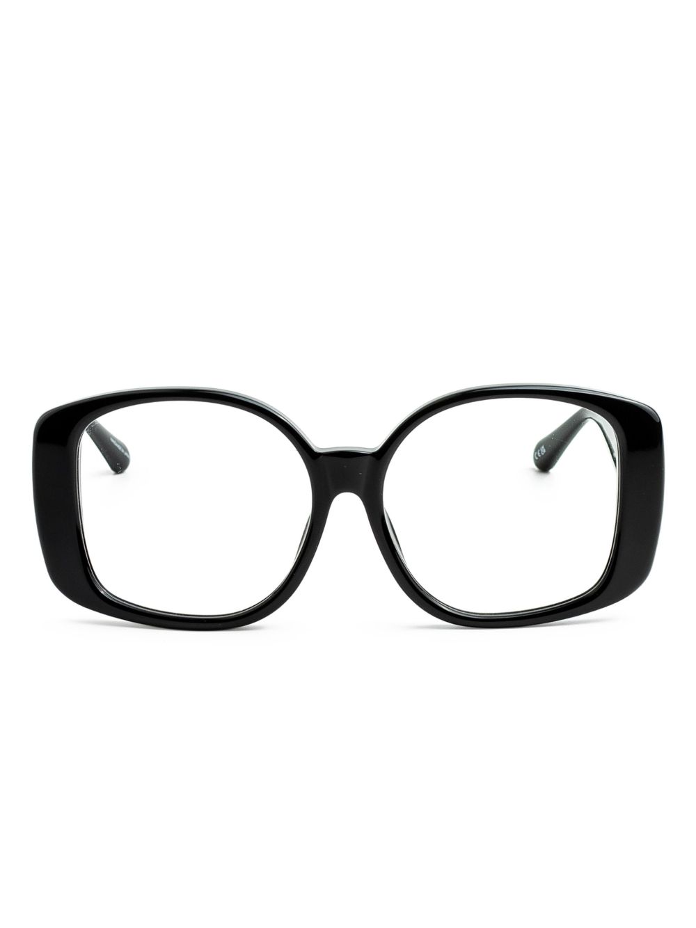 Linda Farrow square-frame glasses - Black