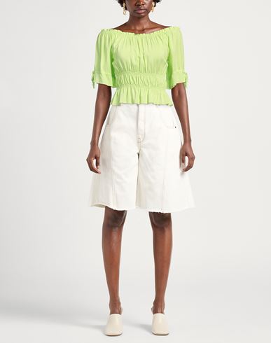 Collection Woman Top Lime green Size M Rayon