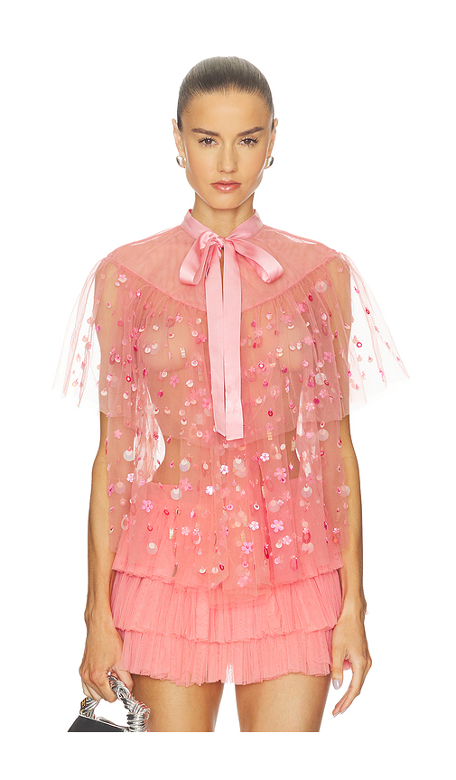 LA FUORI Soft Rose Top in Rose. M also in L, S