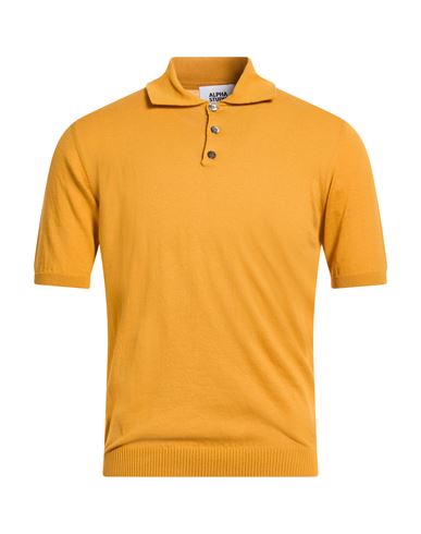 Man Sweater Marigold Size 40 Cotton