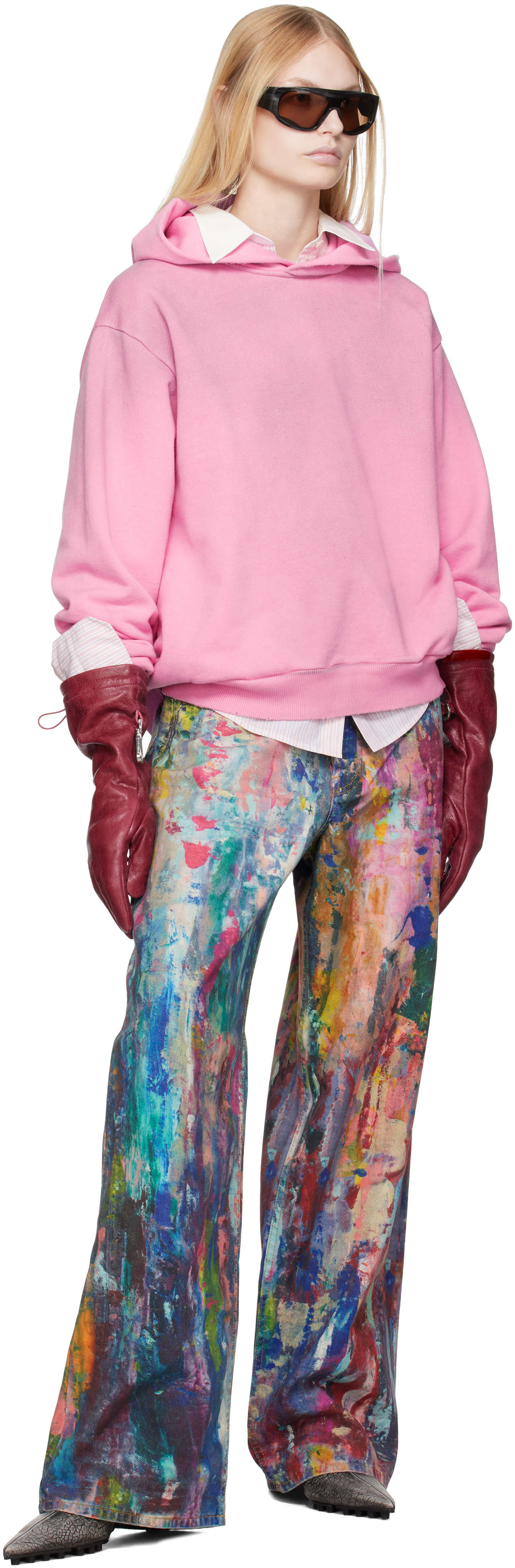 Acne Studios Multicolor Baggy Fit Jeans