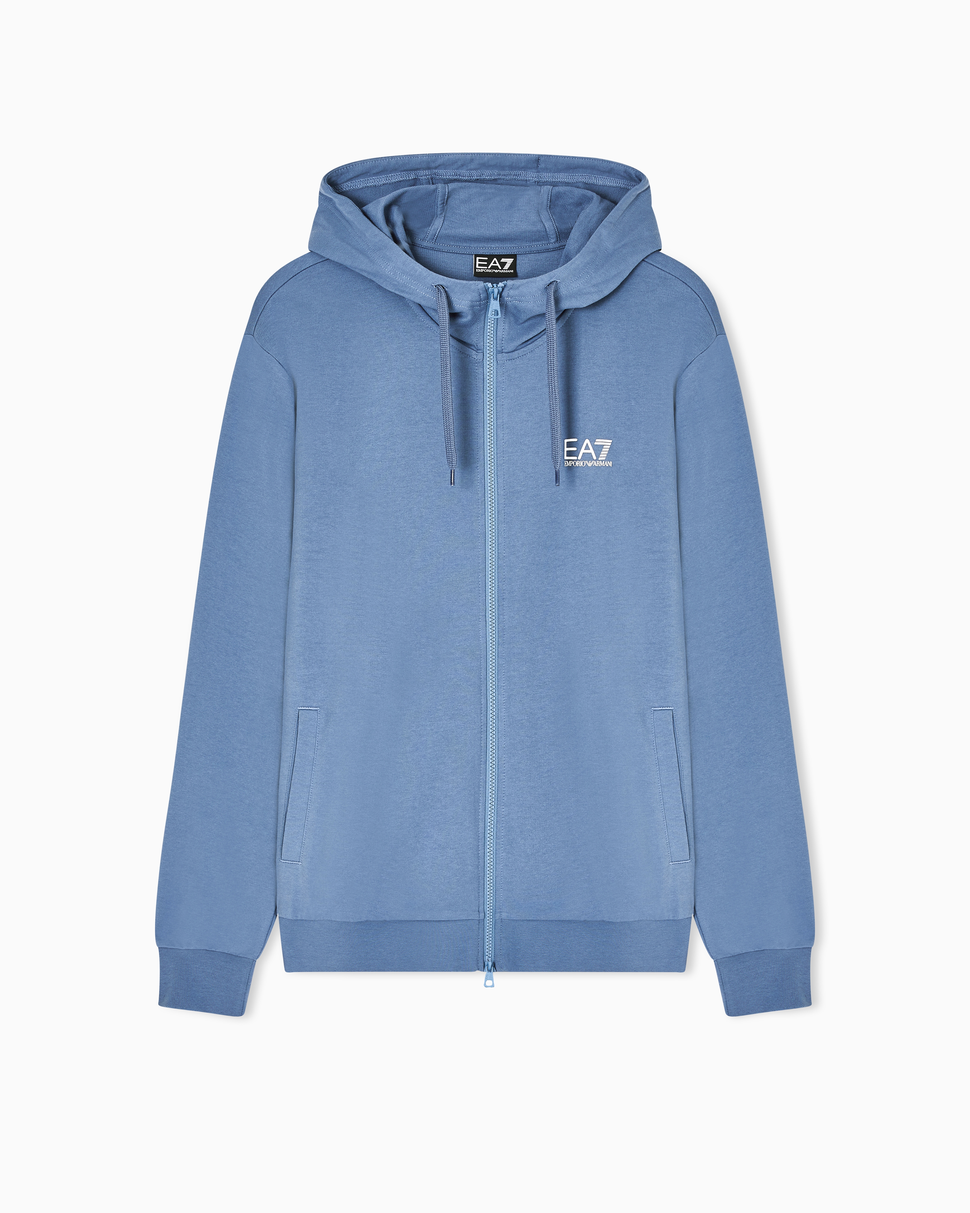 Fleece sweatshirt Core Identity in cotton with a chest logo