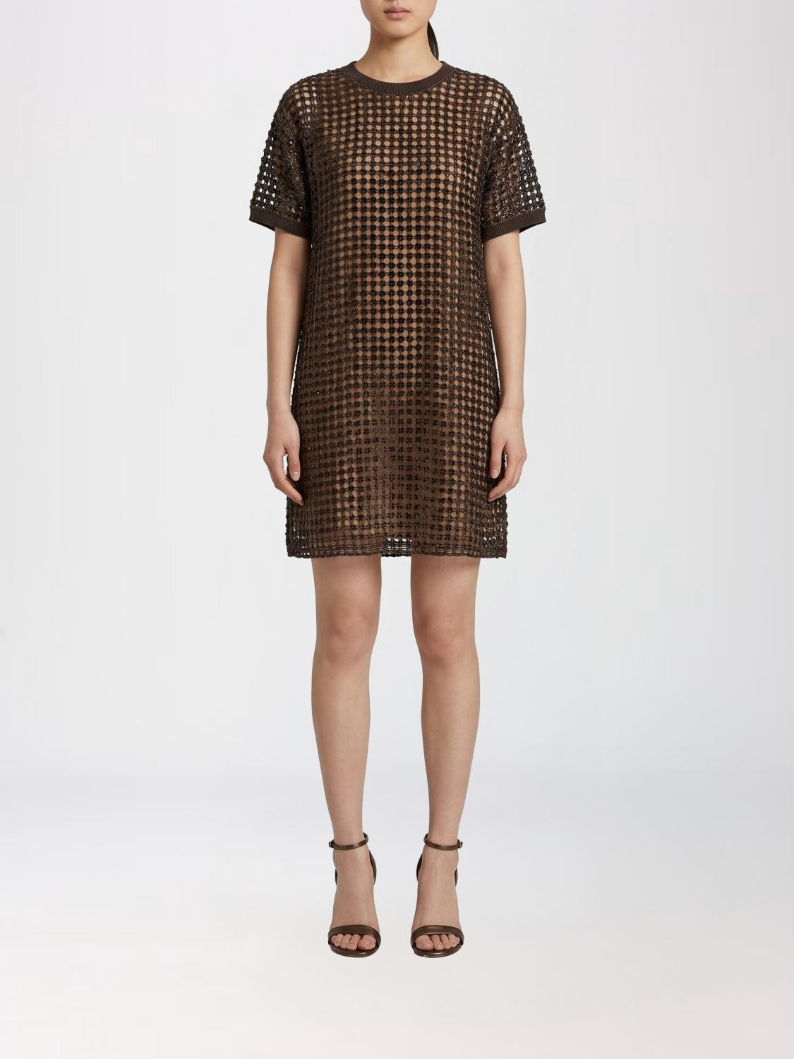 Dress Woman color Brown