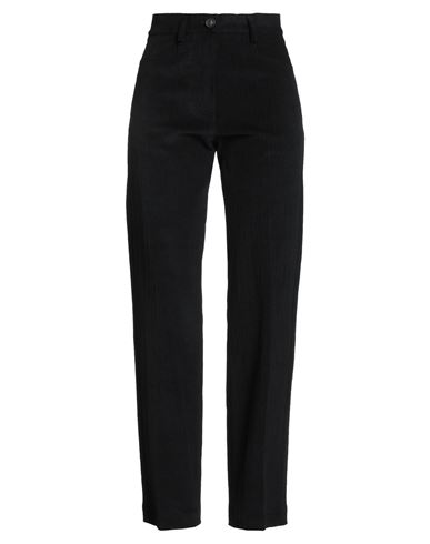 Momoní Woman Pants Black Size 4 Cotton, Modal, Elastane
