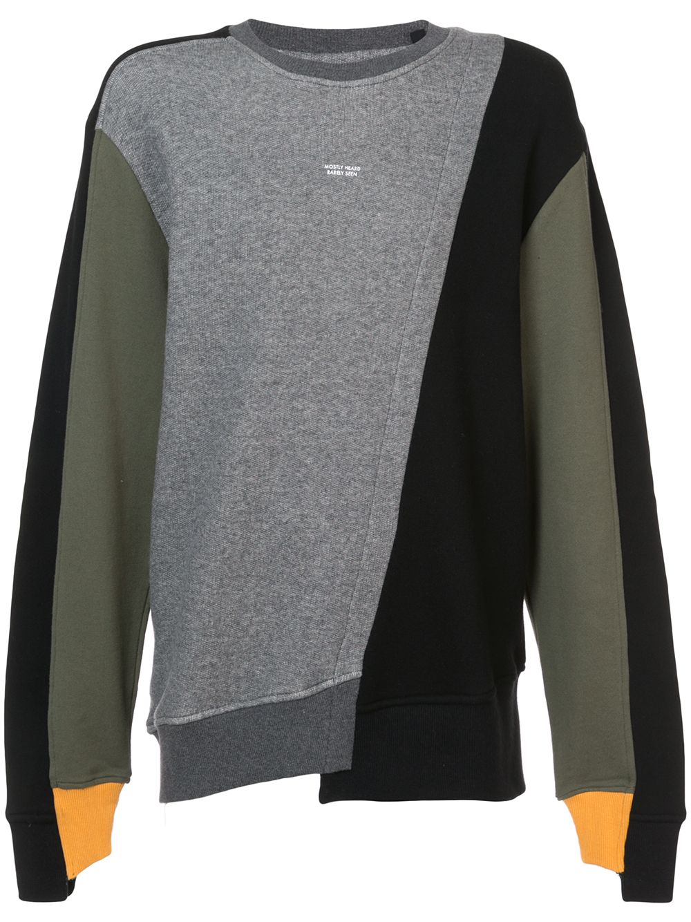 Colour block sweatshirt - Grey