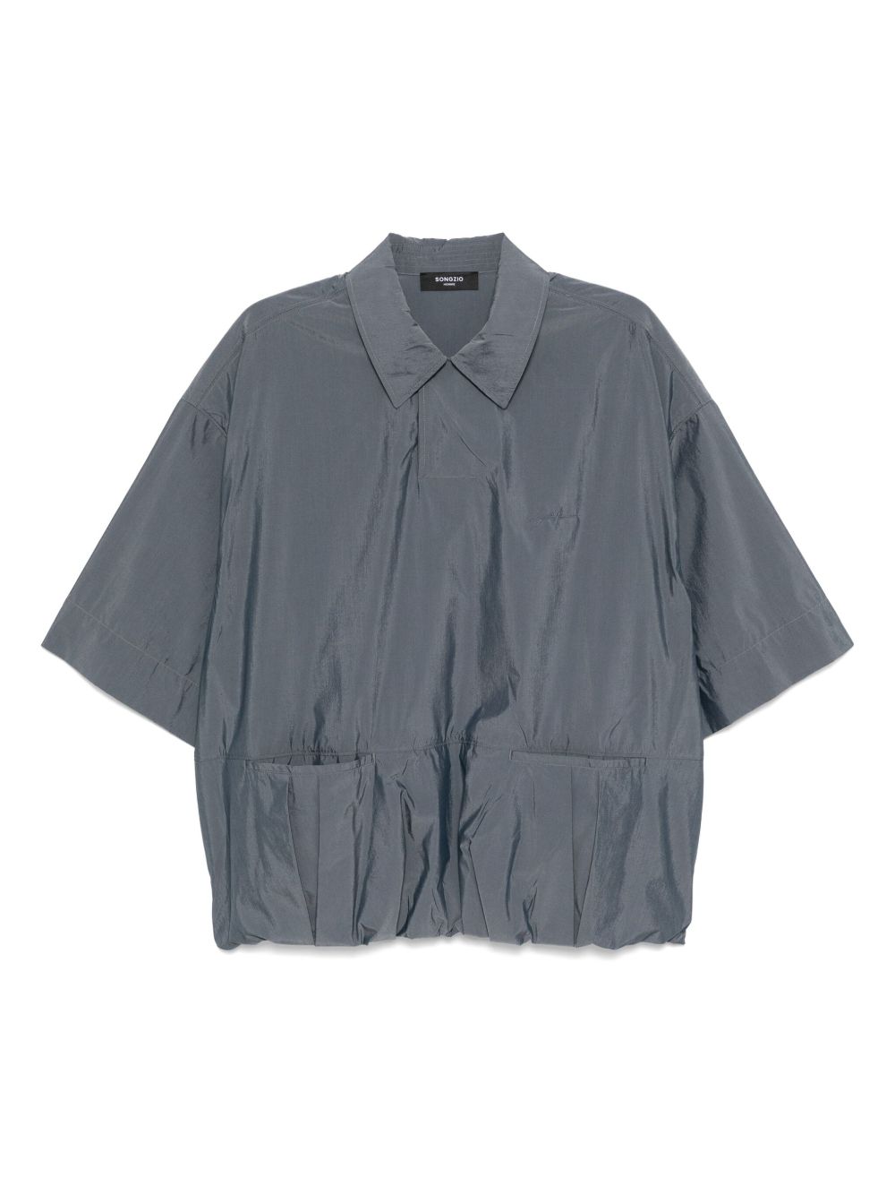 Balloon pleats T-shirt - Grey