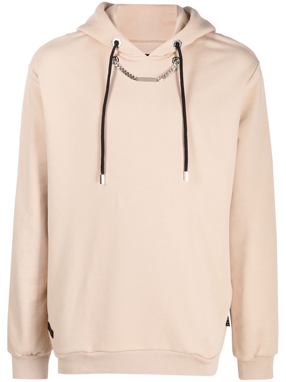 Chain-detail hooded sweatshirt