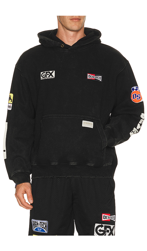 Deva States Garage Hoodie in Black. M. Also in S, L, XL/1X, XXL/2X