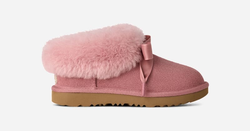 ® Kids' Bailey Slipper Sheepskin in Pink Dawn