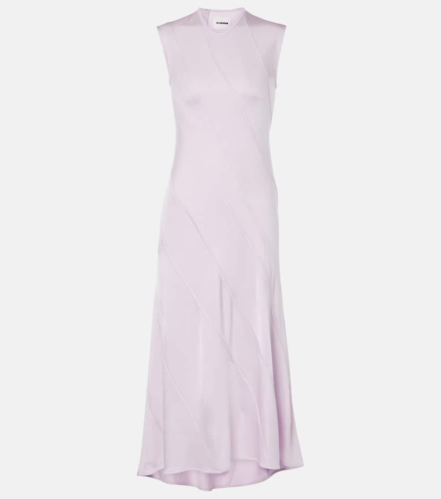 Asymmetric midi dress