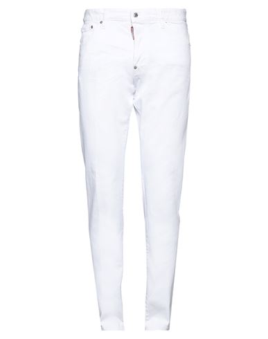 Man Denim pants White