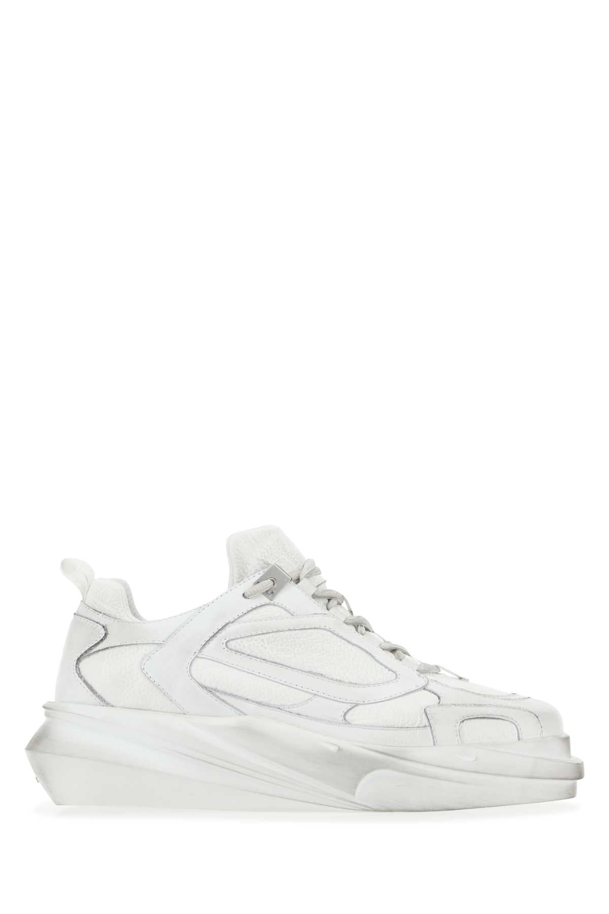Leather Hiking Sneaker — White