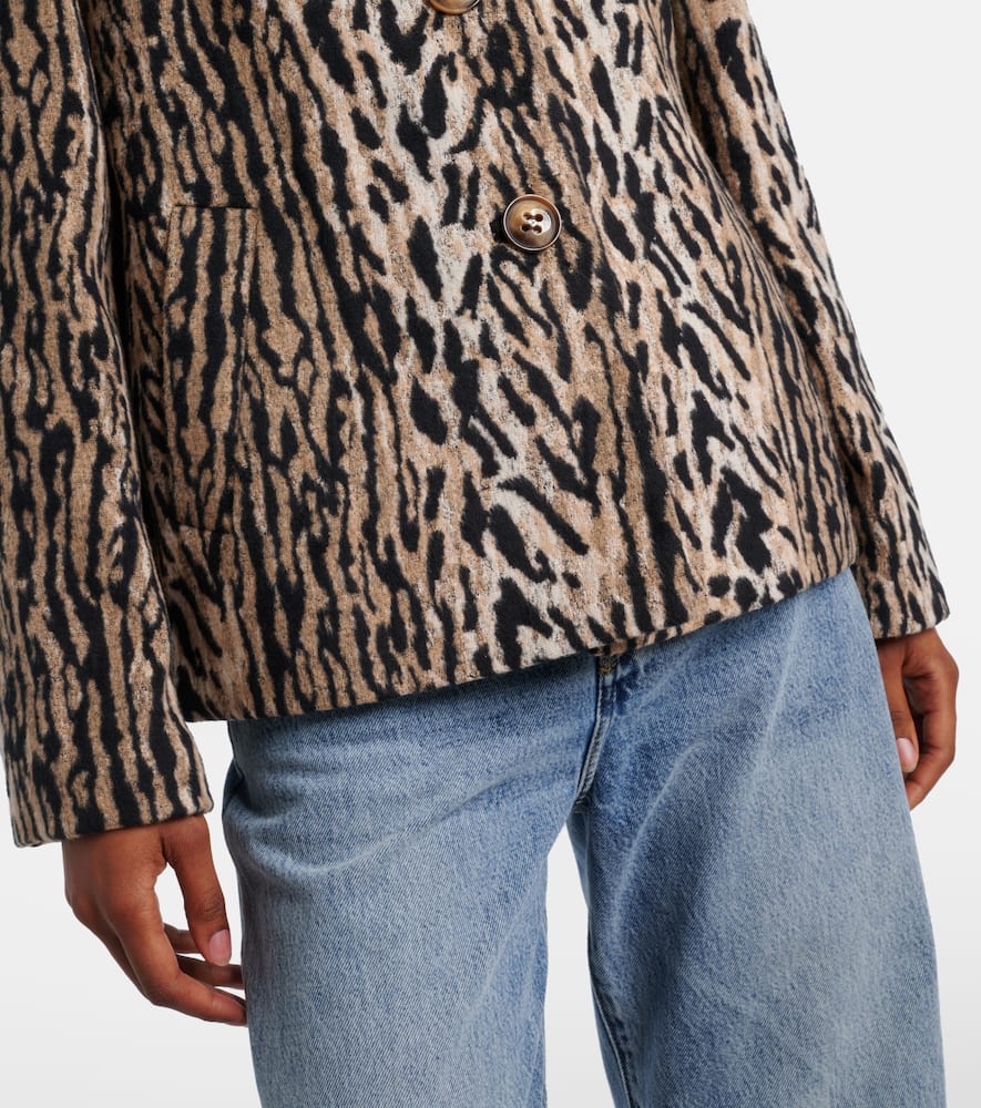 Leila leopard-print jacket