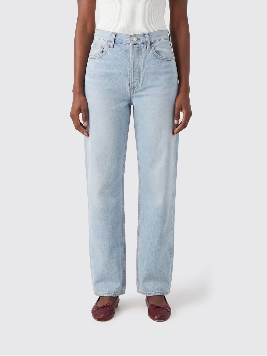 Jeans Woman color Gnawed Blue