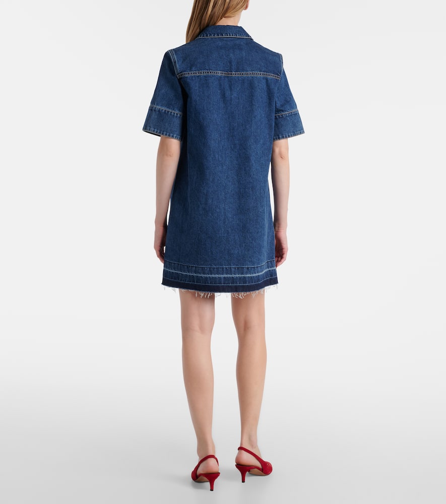Denim shirt dress