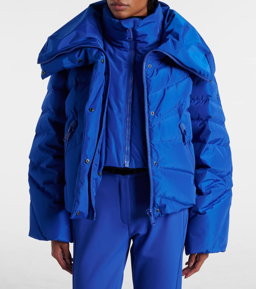 Liora quilted down ski jacket