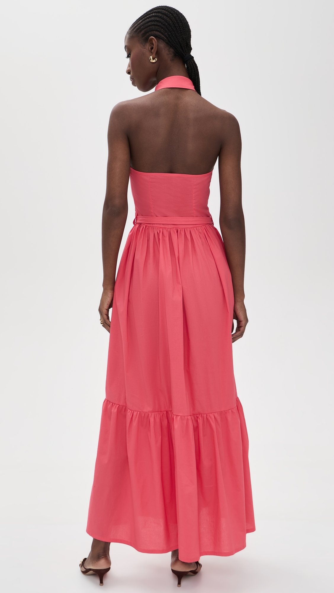 The Horizon Dress Salmon