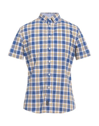 Man Shirt Blue Size L Cotton