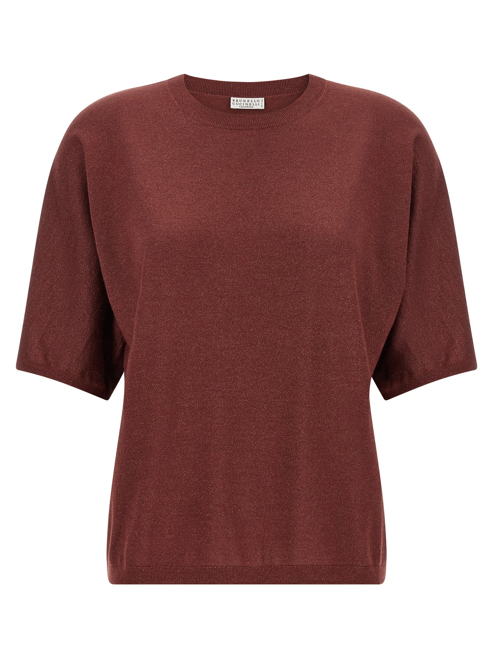 Cashmere and Silk Blend Sweater — Bordeaux