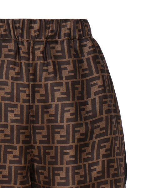 Fendi FF Monogrammed Short Sleeved Pyjamas Set