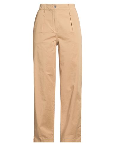 Samsøe Φ Samsøe Woman Pants Sand Size XS Organic cotton, Linen, Elastane