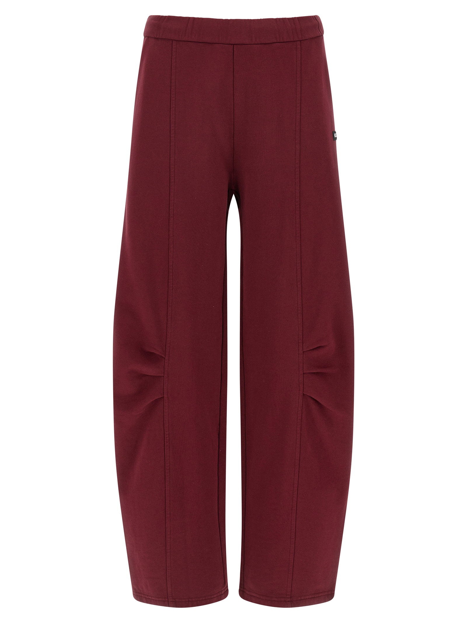 Organic Cotton Terry Joggers — burgundy