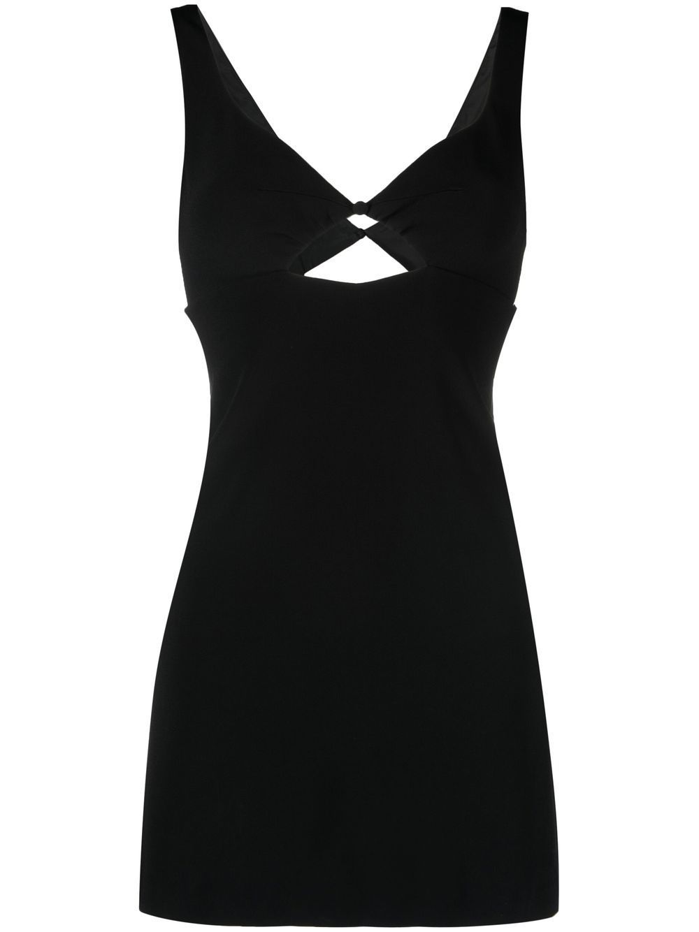 Cut-out detail mini dress - Red