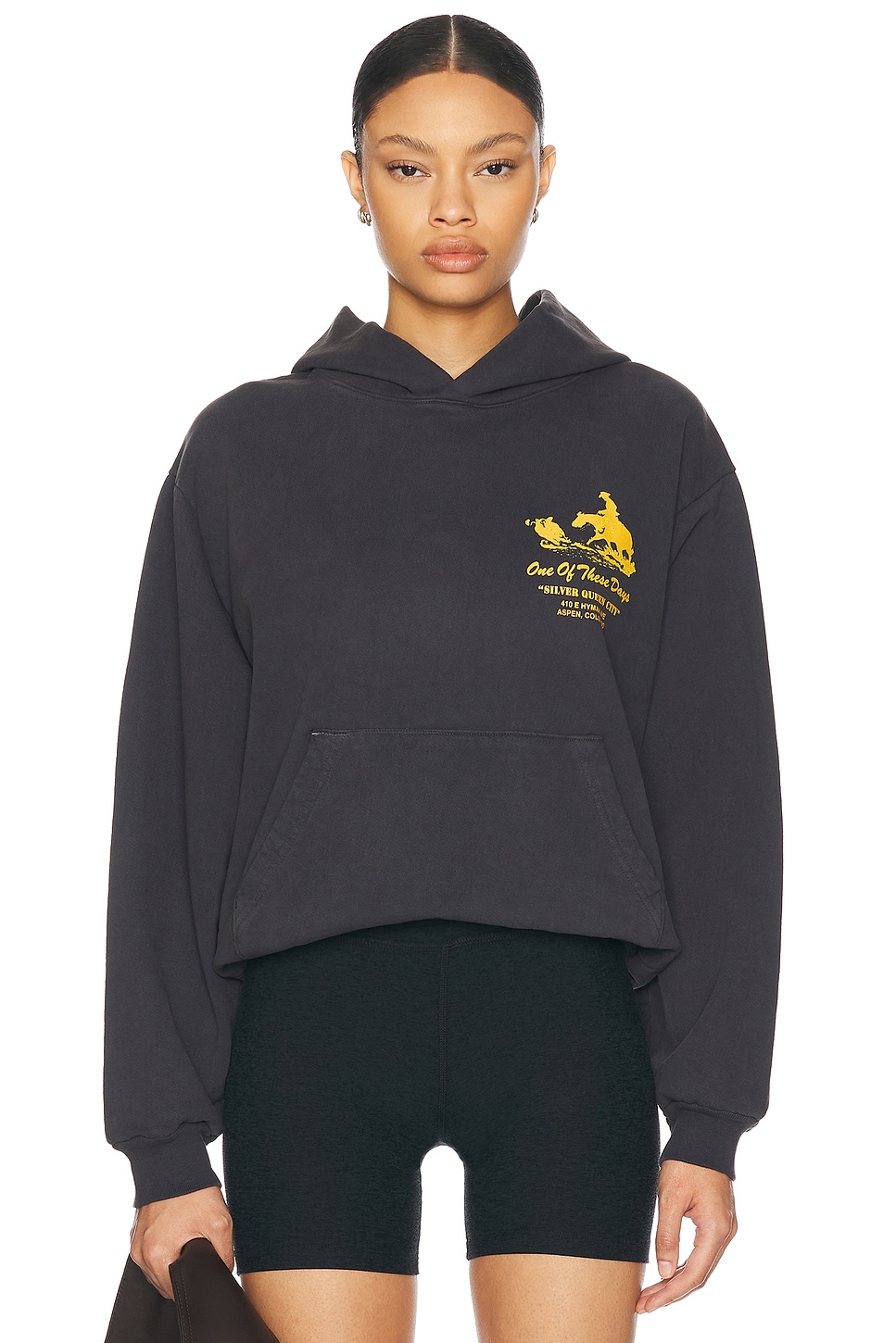 ONE OF THESE DAYS HOODIE SILVER QUEEN in Black. Größe XXL/2X. Also in L, M, S, XL/1X