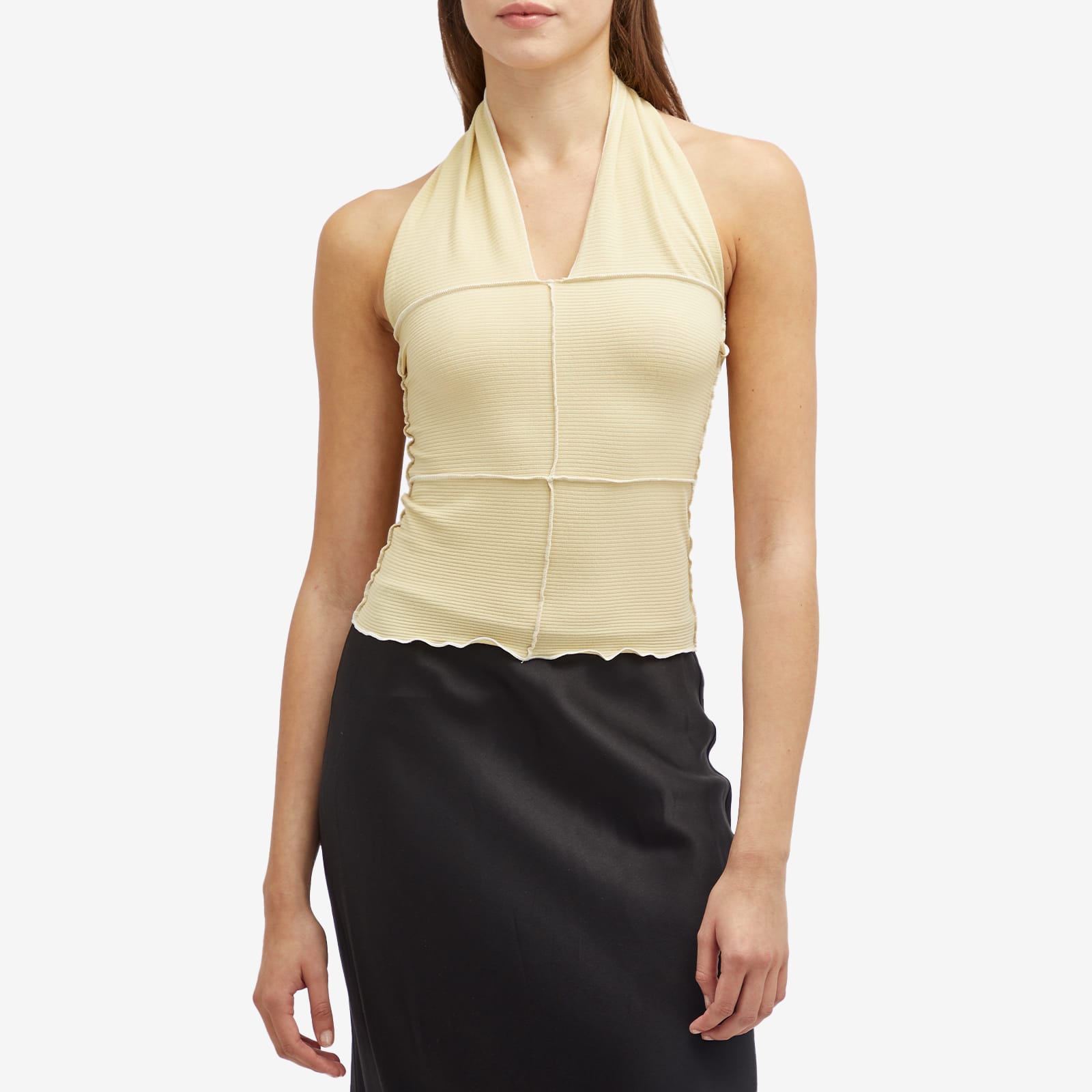 Women's Cinder Halt Top in Hen Yellow
